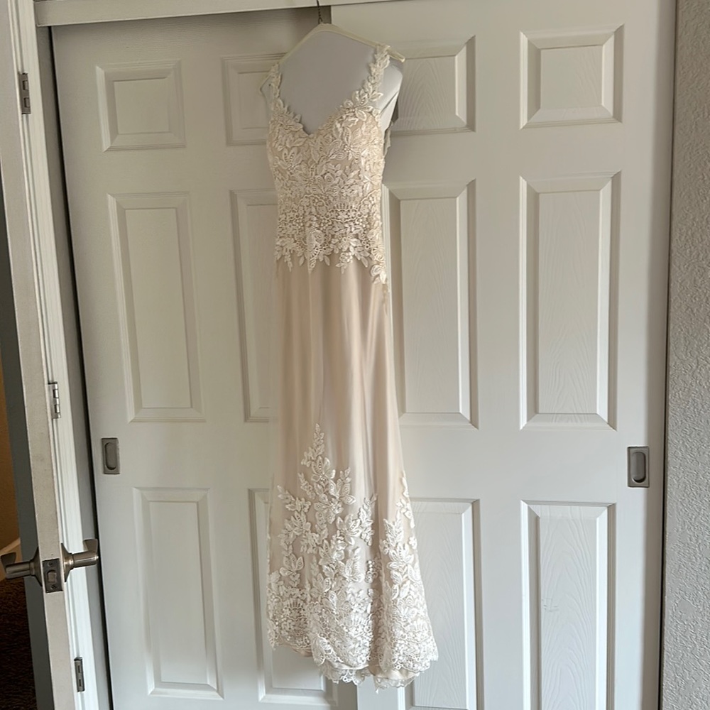 Casablanca Wedding Gown and Veil